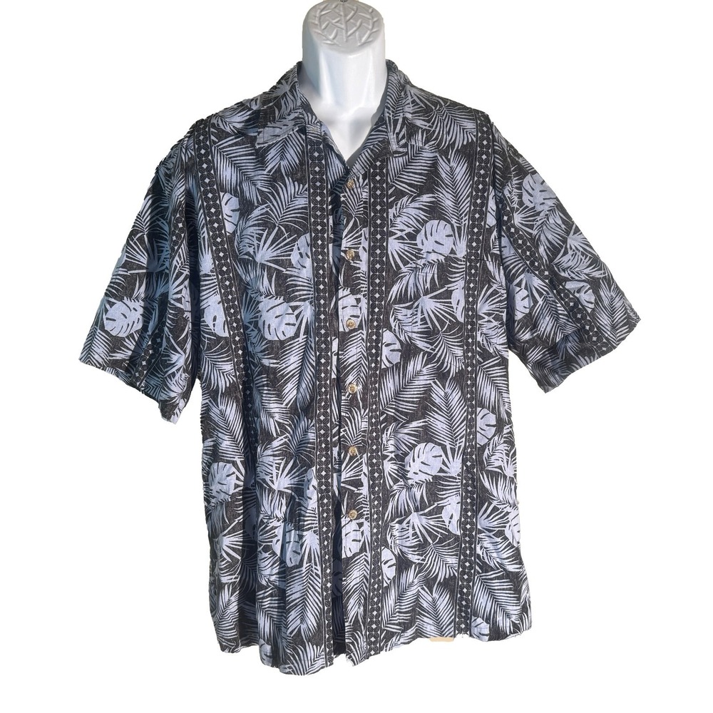 COOKE STREET Men's Short Sleeve‎ Button Down Inside Out Hawaiian Shirt 2XL